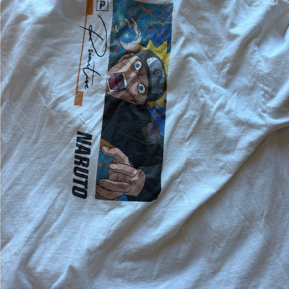 Naruto x Primitice Graphic White Tee